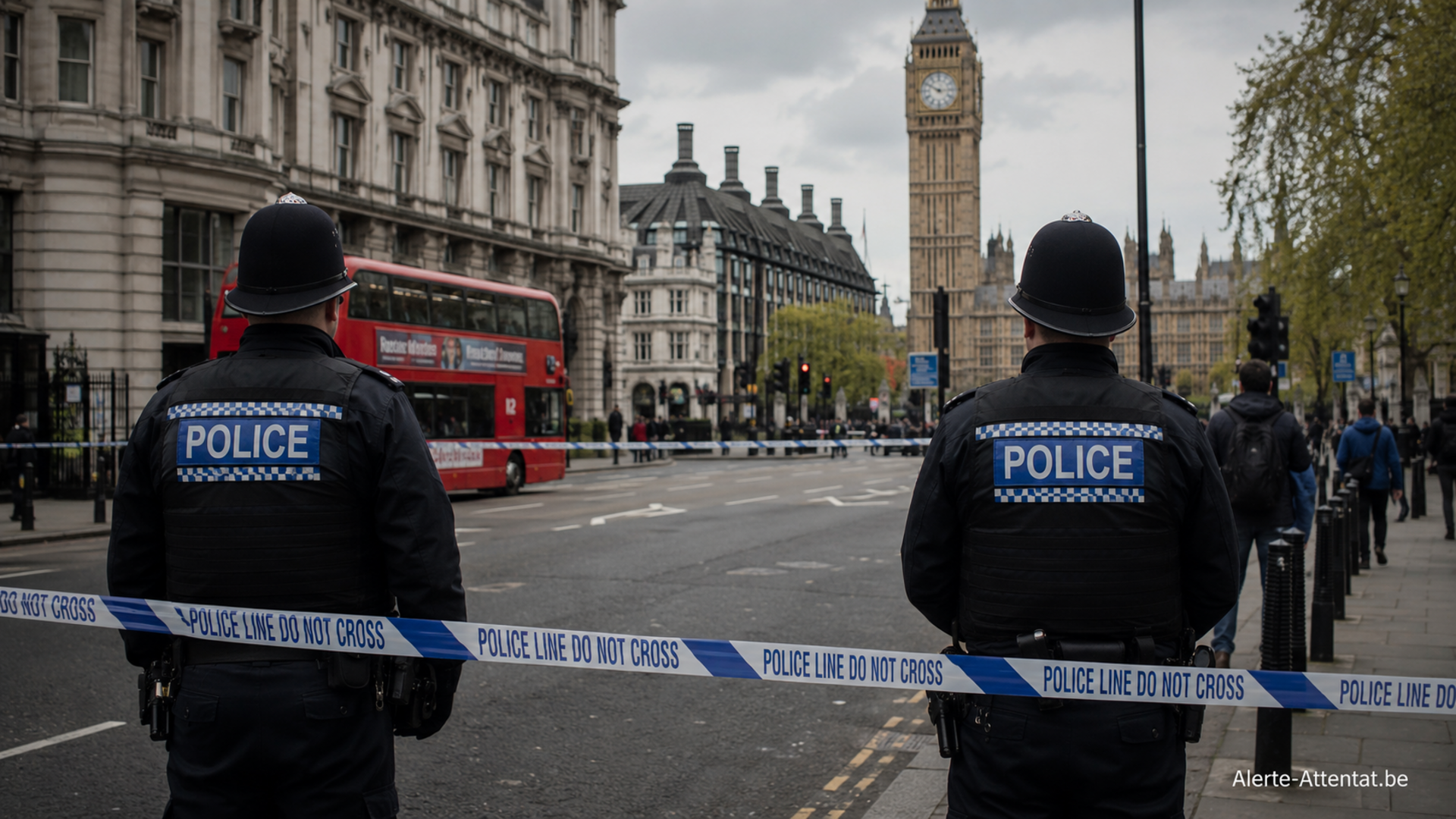 Illustration : Angleterre en état d'alerte sévère depuis le 23 mai 2017(un attentat imminent possible)
